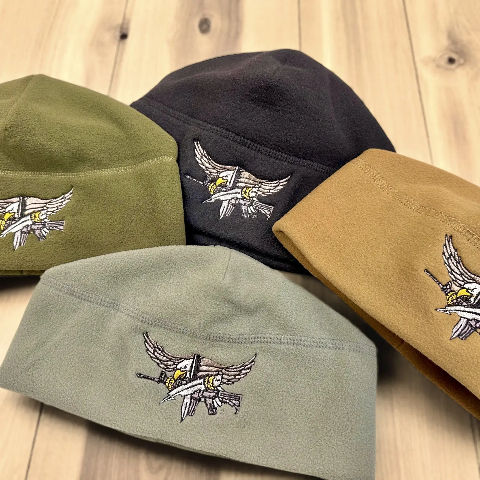 Embroidered beanies