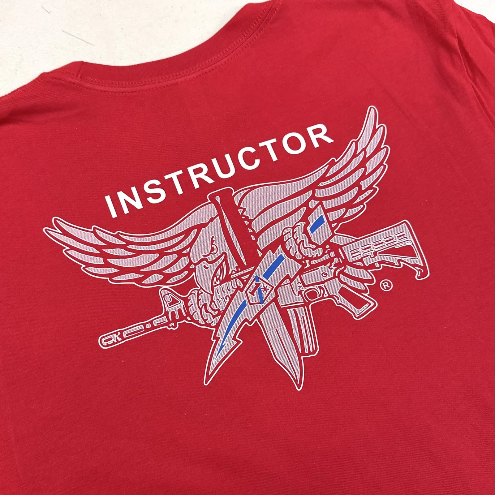 A printed instructor shirt