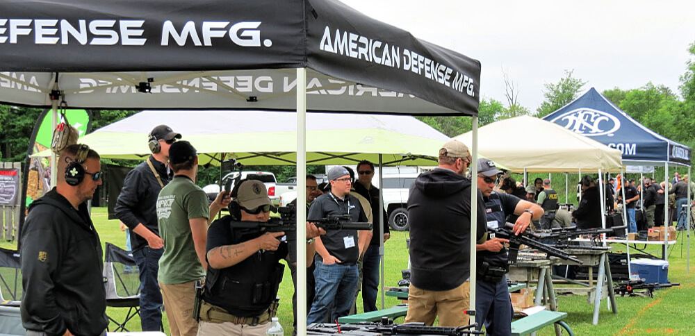 The sponsors range at the National Patrol Rifle Championships